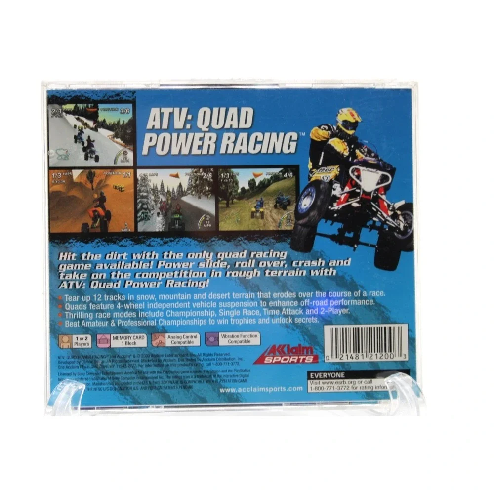 PS1‎ ATV Quad Power Racing - PlayStation One PSX 2000 Complete w/Reg Card